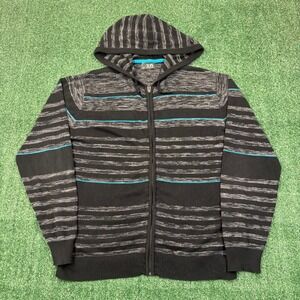 Y2K 2000's XG Striped Hoodie Sweater